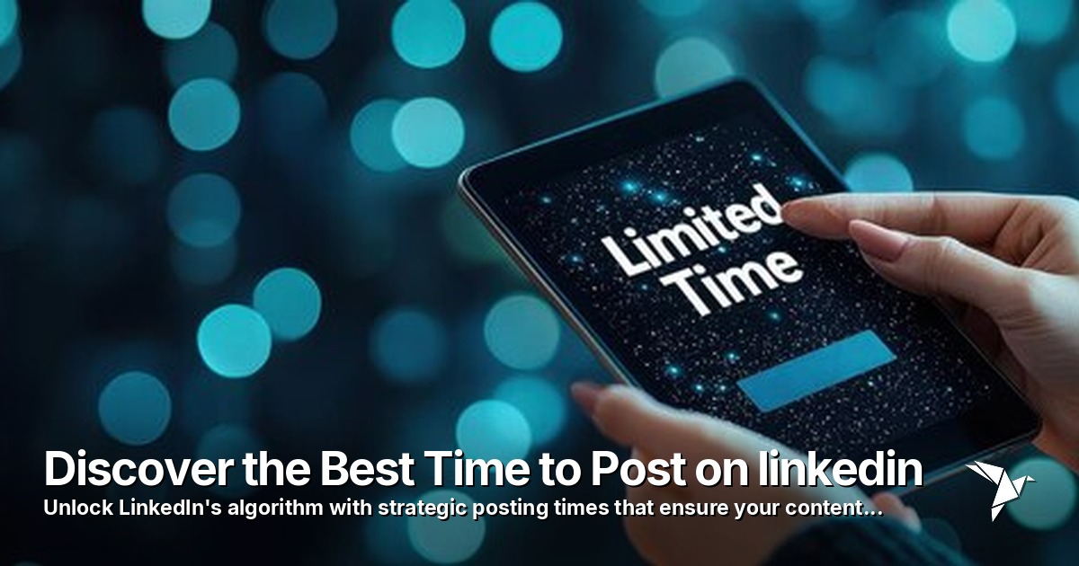 Best Time to Post on LinkedIn in 2026 (Data From 2M+ Posts)