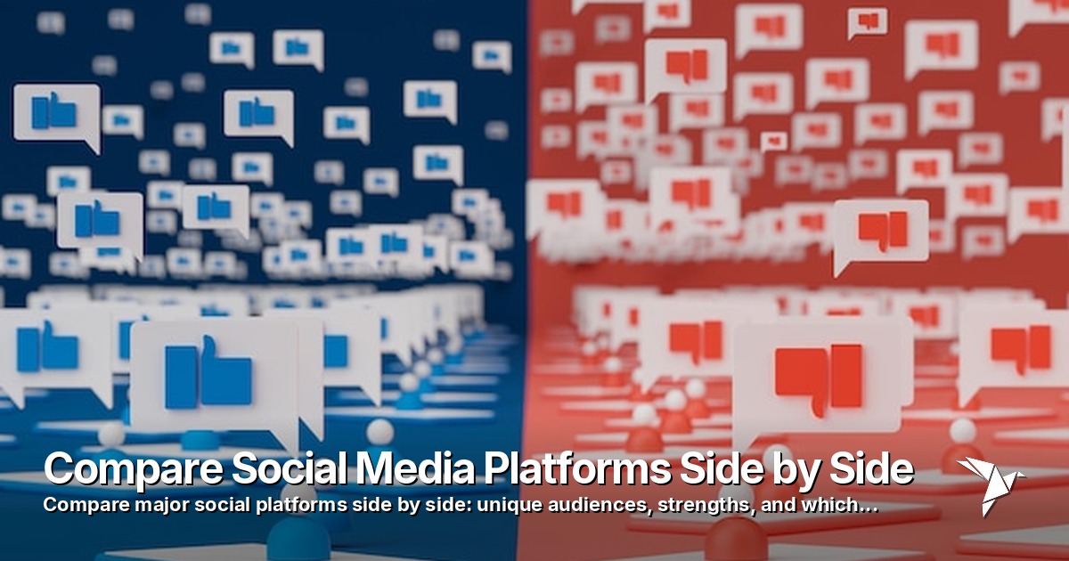 Compare Social Media Platforms Side by Side