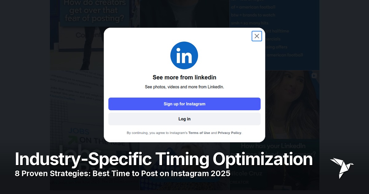 Industry-Specific Timing Optimization