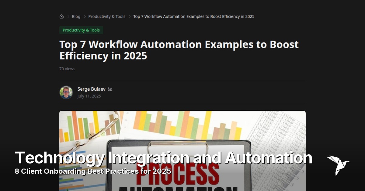 Technology Integration and Automation
