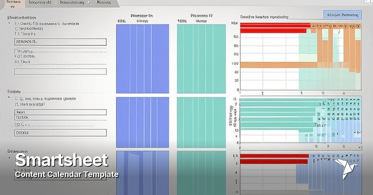 Smartsheet Content Calendar Template Example
