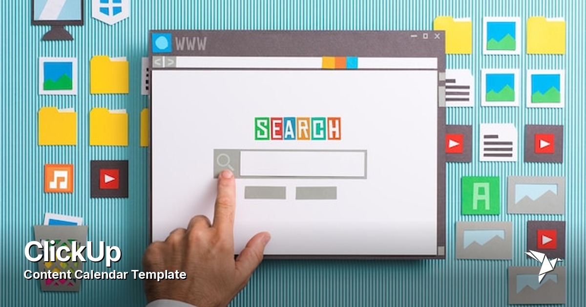 ClickUp Content Calendar Template Example