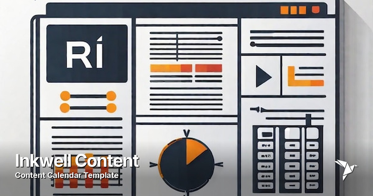 Inkwell Content Calendar Template Example