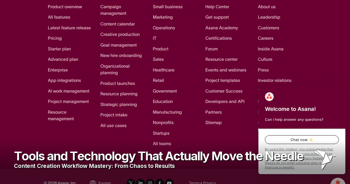 Tools for content creation workflow