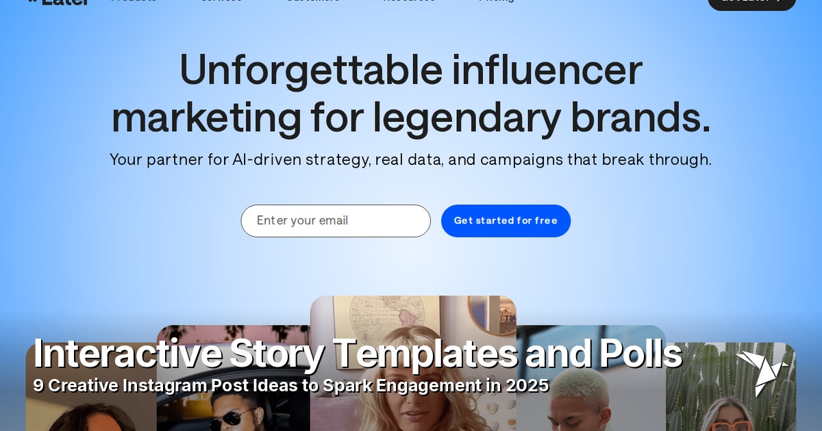 Interactive Story Templates and Polls