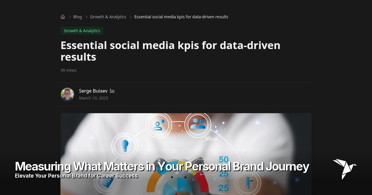 Measuring Personal Brand Success