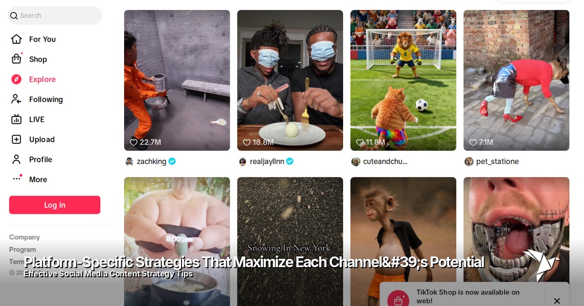 Screenshot from Instagram's business page highlighting visual storytelling