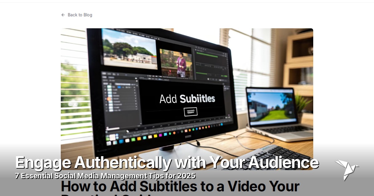 Engage Authentically with Your Audience