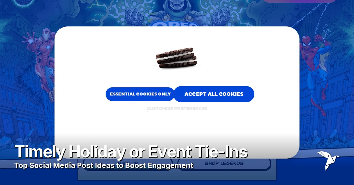 Timely Holiday or Event Tie-Ins