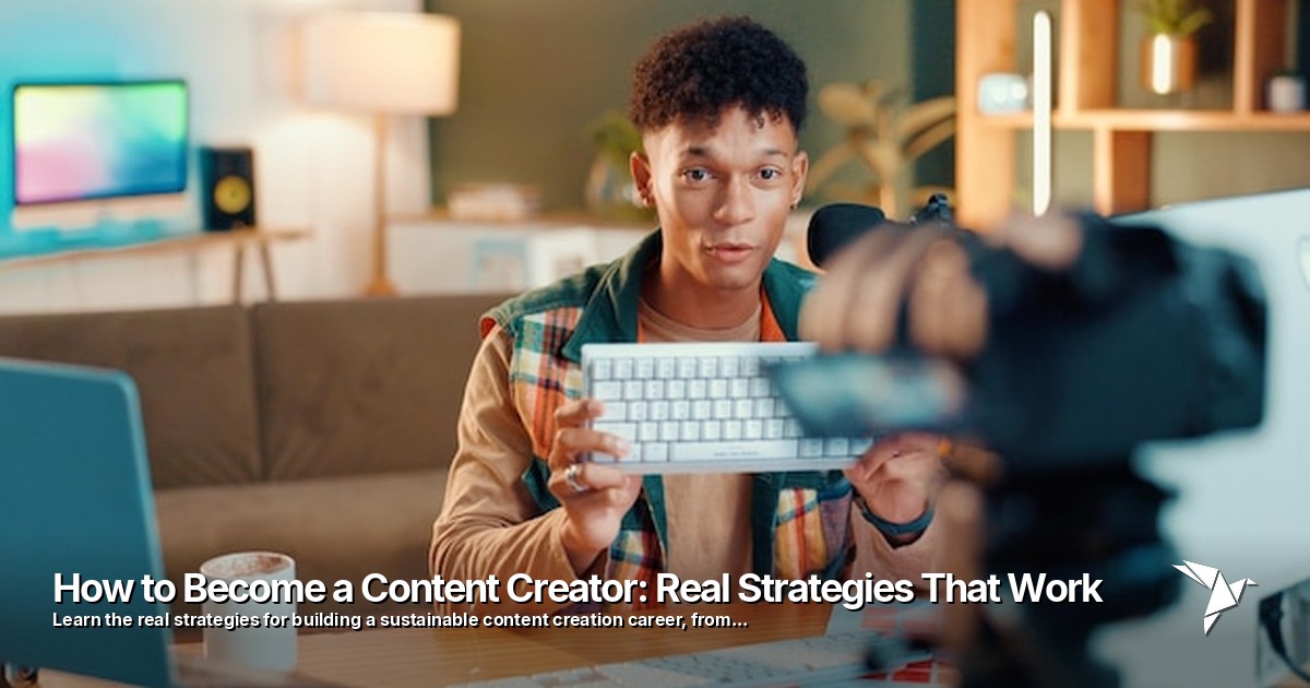 How to Become a Content Creator: Real Strategies That Work