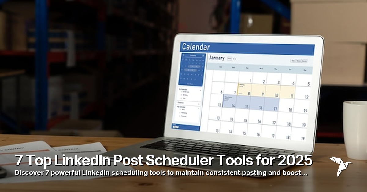 7 Top LinkedIn Post Scheduler Tools for 2025