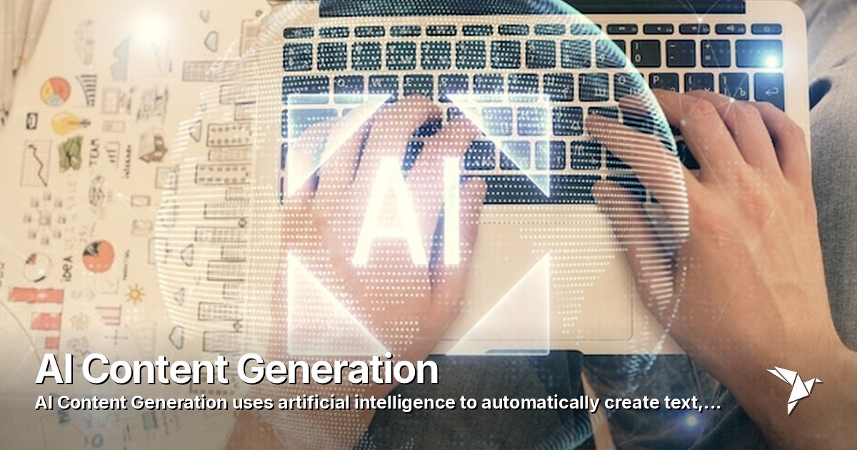AI Content Generation — Uses artificial intelligence to automatically create social media