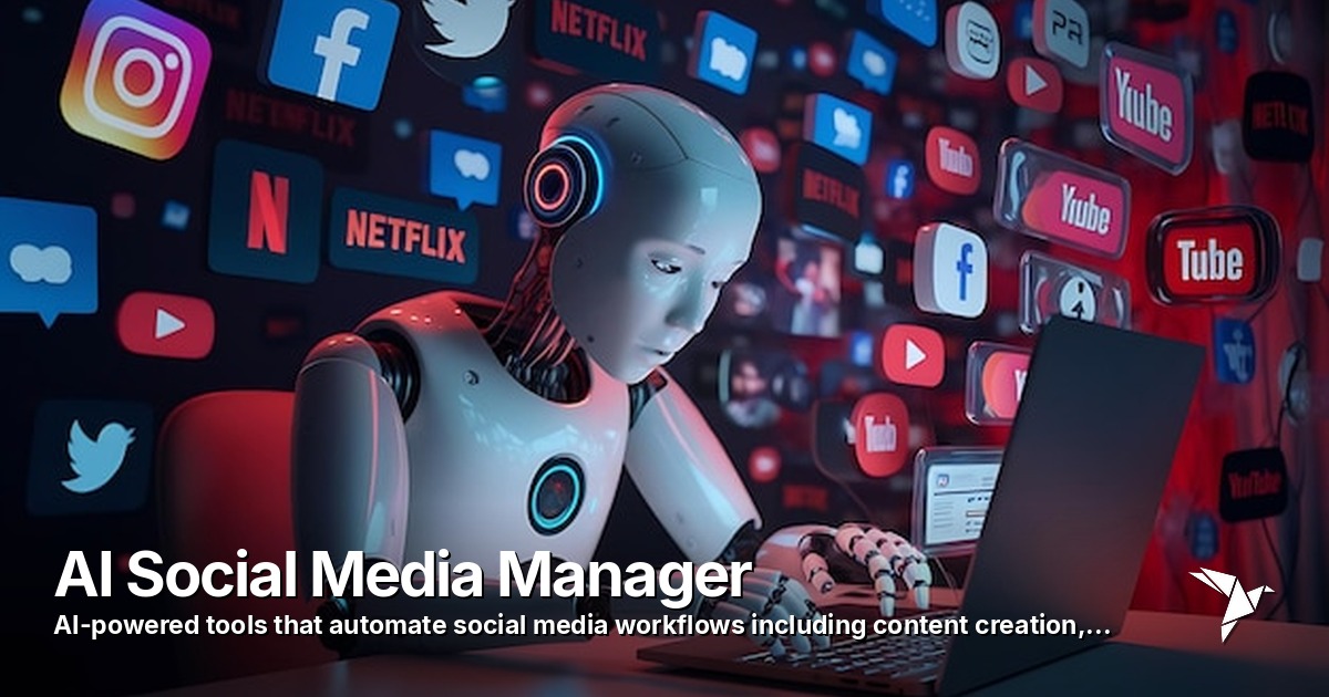 AI Social Media Manager — AI-powered software tools