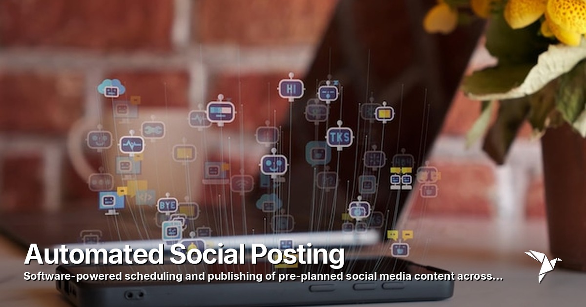 Automated Social Posting — Use of software tools to schedule and publish | Ai Marketing Automation