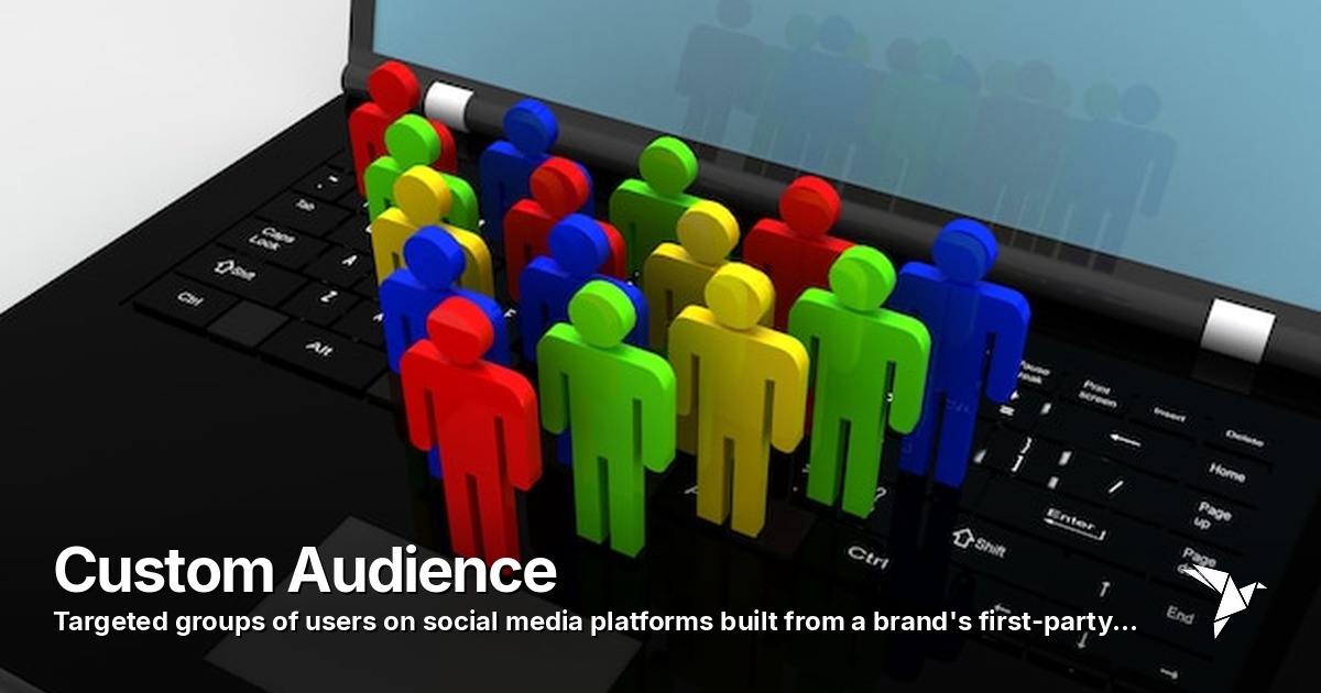 Custom Audience — Targeted groups of users on social media platforms