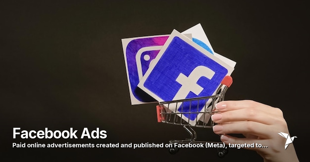 Facebook Ads — Paid online advertisements created and published on Facebook (Meta) | Social Media Advertising