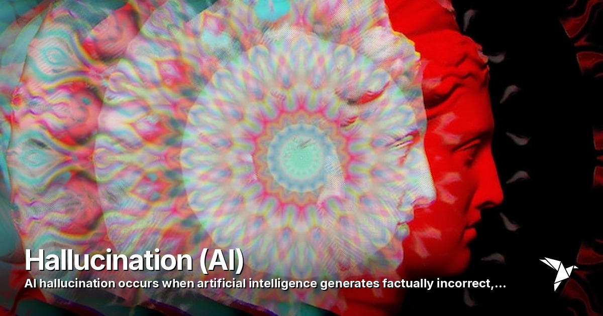 Hallucination (AI) — AI hallucination occurs when artificial intelligence generates factually