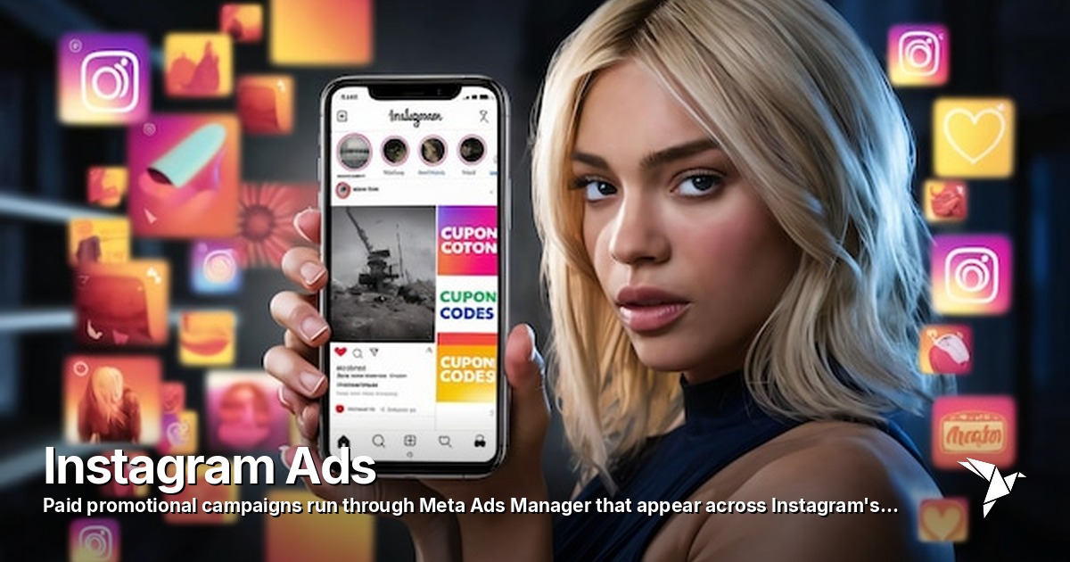 Instagram Ads — Paid promotional campaigns run through Meta Ads Manager | Social Media Advertising