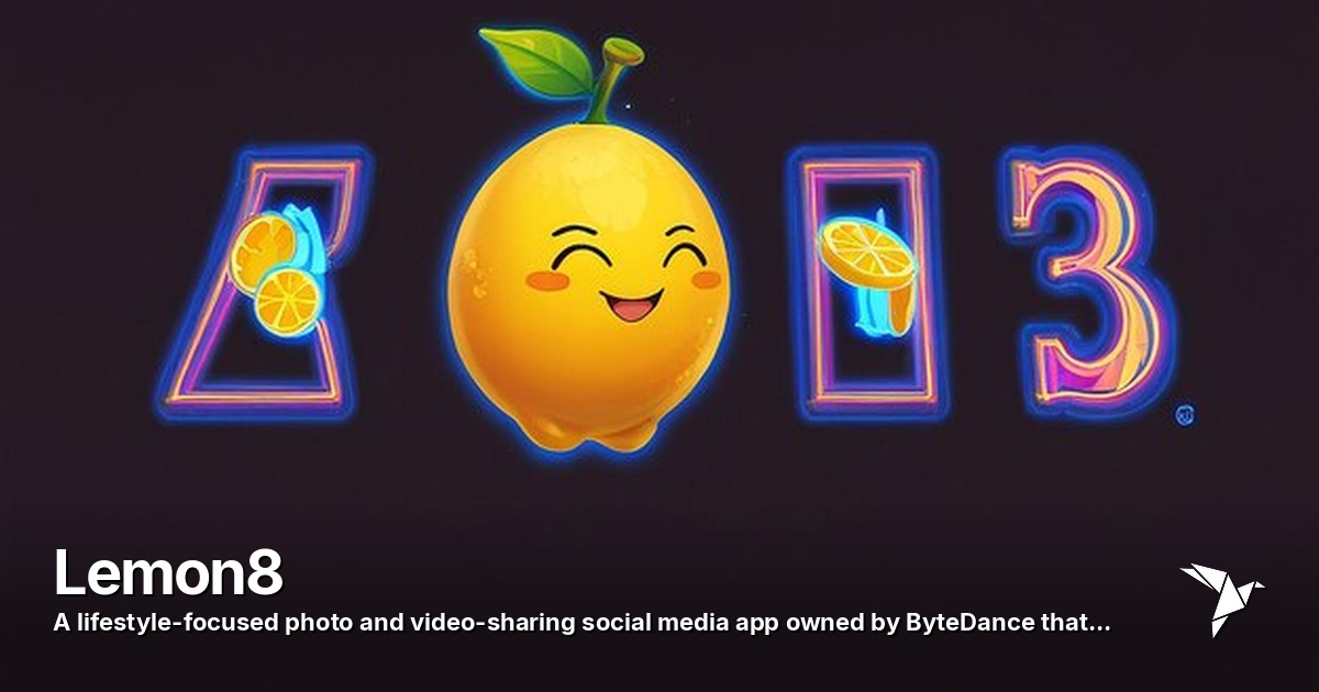 Lemon8 — Lifestyle-focused photo and video-sharing social media app owned