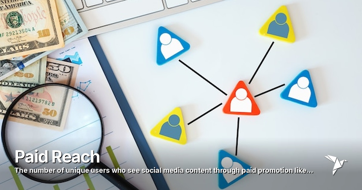 Paid Reach — Number of unique users who see social media | Digital Marketing