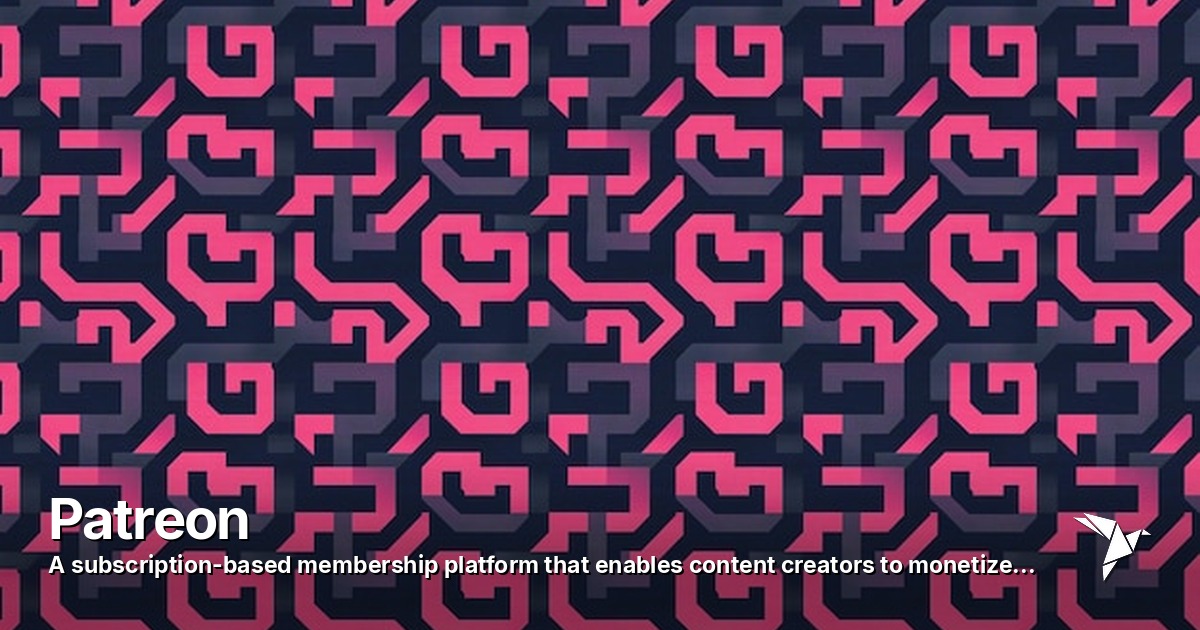 Patreon — Subscription-based membership platform | Digital Marketing