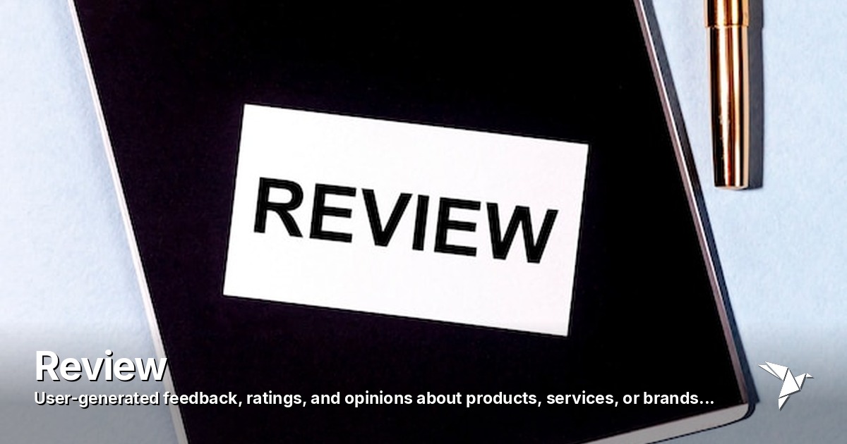 Review — User-generated feedback | Digital Marketing