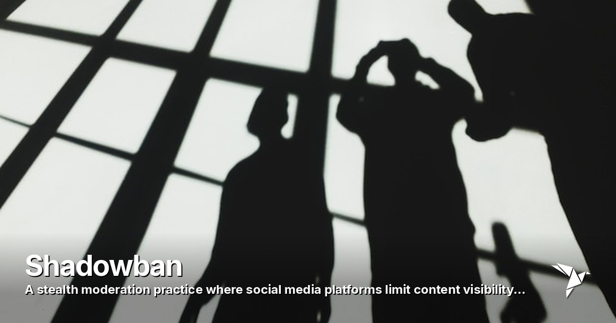 Shadowban — Stealth moderation practice | Digital Marketing