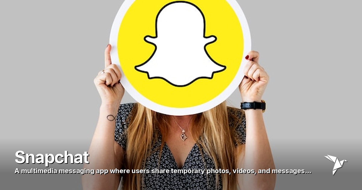 Snapchat — Multimedia messaging app where users share temporary photos