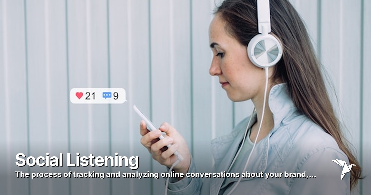 Social Listening — Process of tracking and analyzing online conversations about | Digital Marketing