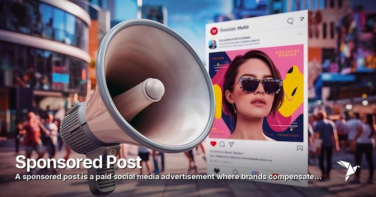 Sponsored Post — Sponsored post is a paid social media advertisement | Digital Marketing