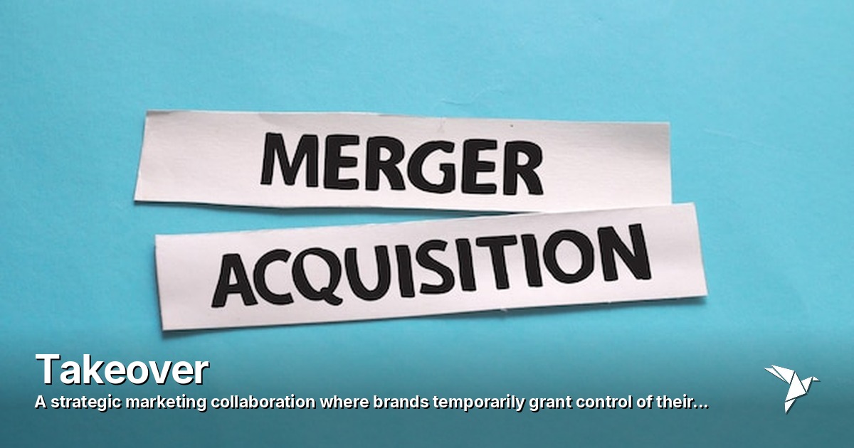Takeover — Strategic marketing collaboration