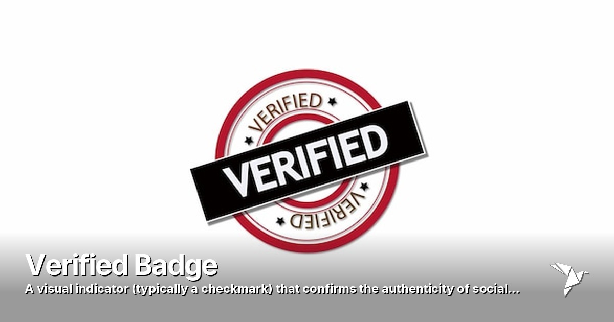 Verified Badge — Visual indicator | Digital Marketing