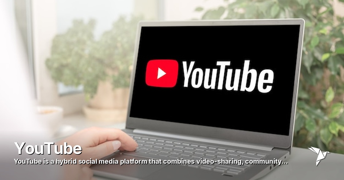 YouTube — Hybrid social media platform that combines video-sharing